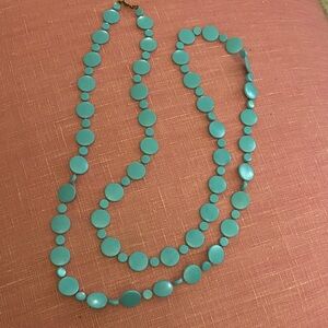 Vintage Aqua Blue Necklace